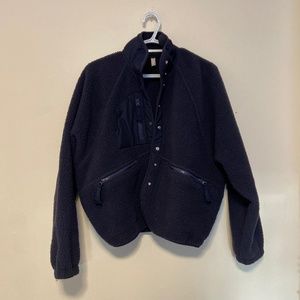Free People Hit the Slopes Cropped Fleece Jacket